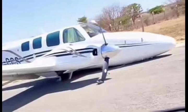 Avião usado momentos antes por deputado baiano sofre incidente durante pouso em Irecê