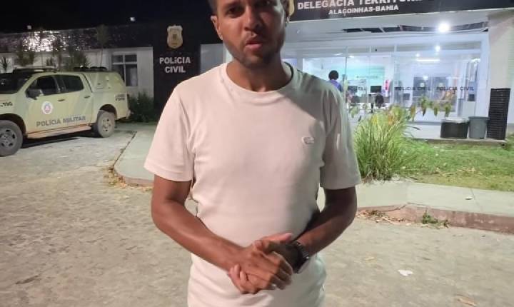 Ex-prefeito de Castro Alves deixa delegacia após ser detido e acusa PM de “flagrante abuso de autoridade”