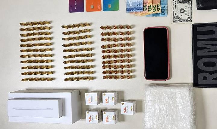 Homem é preso com cocaína, munições e medicamentos durante operação na BR-116 Norte