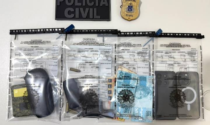 Investigado por ameaçar policiais  é alvo de operação da Polícia Civil em Santa Bárbara