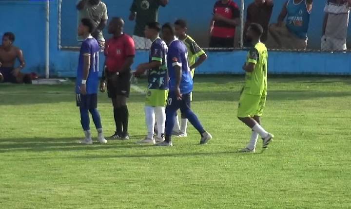 Jogo do Intermunicipal termina aos 34 minutos do 1º tempo após seleção ficar com número insuficiente de atletas em campo