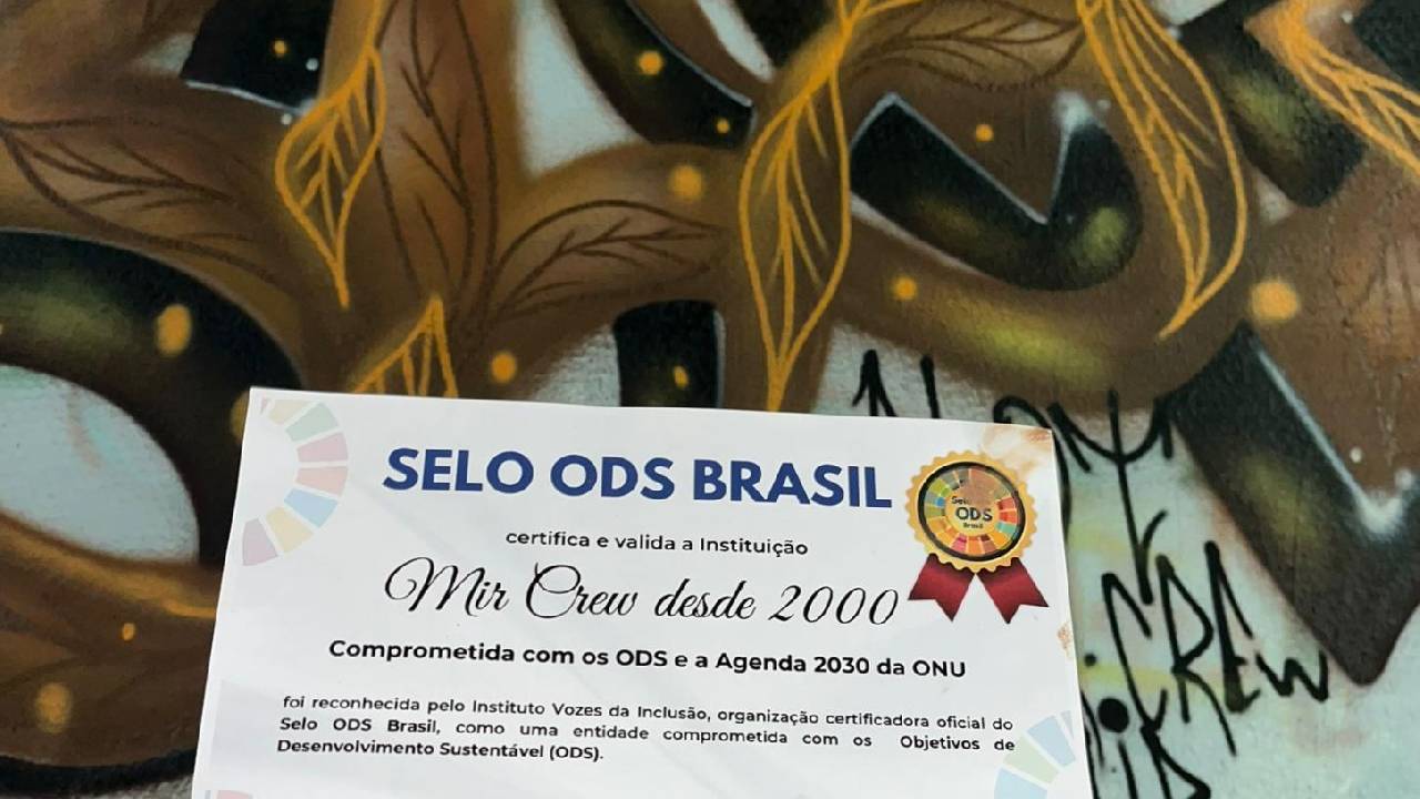 Maurício Lima, BLOT-MIR, e o MIR CREW DESDE 2000 recebem comunicação relacionada ao SDGs in Brazil 2026