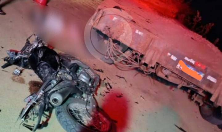 Motociclista morre após colisão envolvendo carreta e carroça na zona rural de Teofilândia