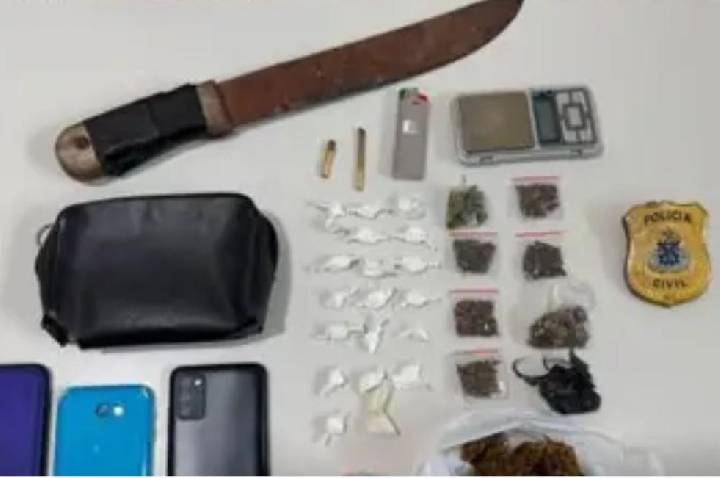 Operação da Polícia Civil prende dois suspeitos e apreende drogas em Santa Bárbara