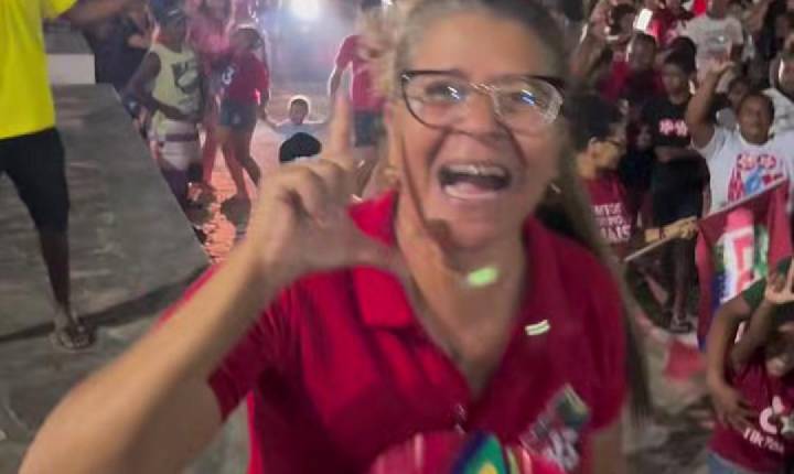 Prefeita Pró Ninha comemora vitória de Lula; presidente recebe quase 88% dos votos em Lamarão