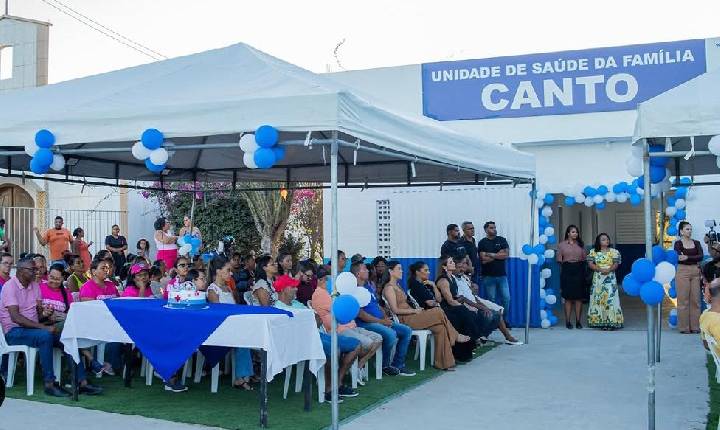 Prefeitura de Serrinha inaugura nova Unidade de Saúde da Família no povoado do Canto