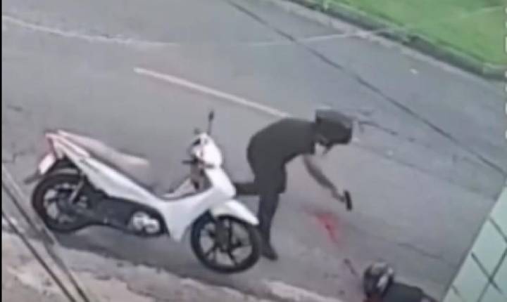 Vídeo: policial à paisana reage a assalto e mata homem após arma ser apontada em João Pessoa