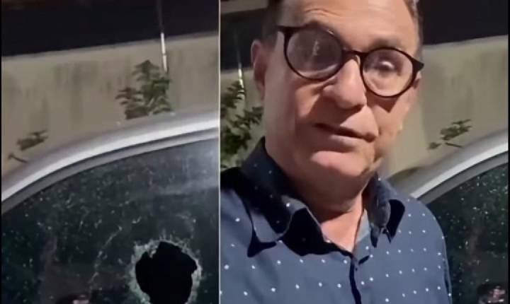 Vídeo: professor relata ataque com pedra durante trajeto de carro em Feira de Santana