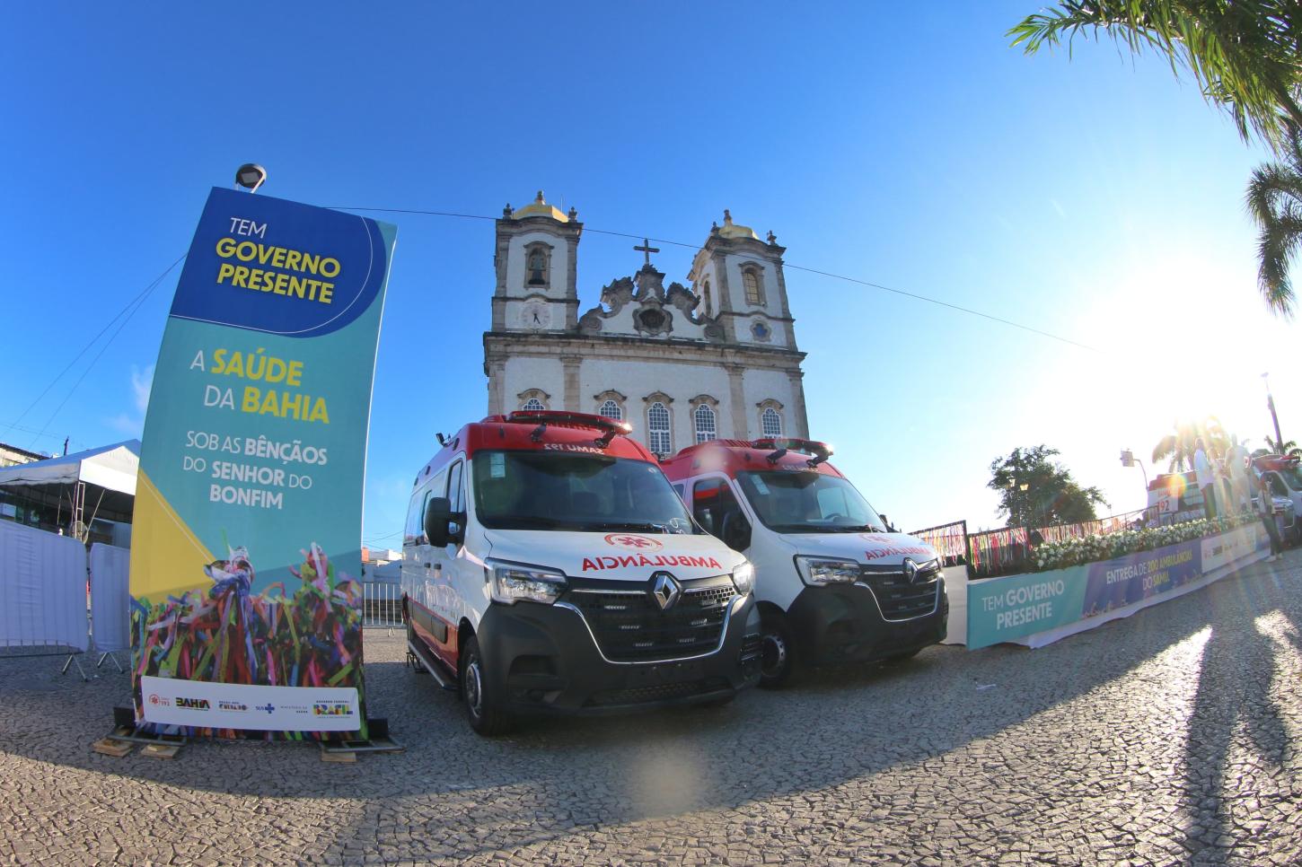Governo entrega 80 ambulâncias do SAMU; Apenas uma foi destinada para região do sisal