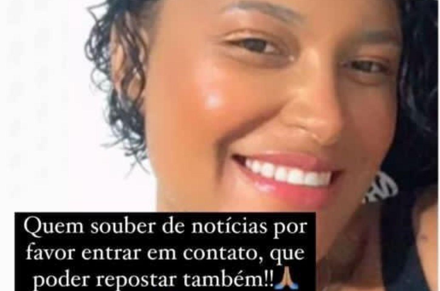 Moradora de Biritinga sai para trabalhar em Serrinha e desaparece; Família pede ajuda