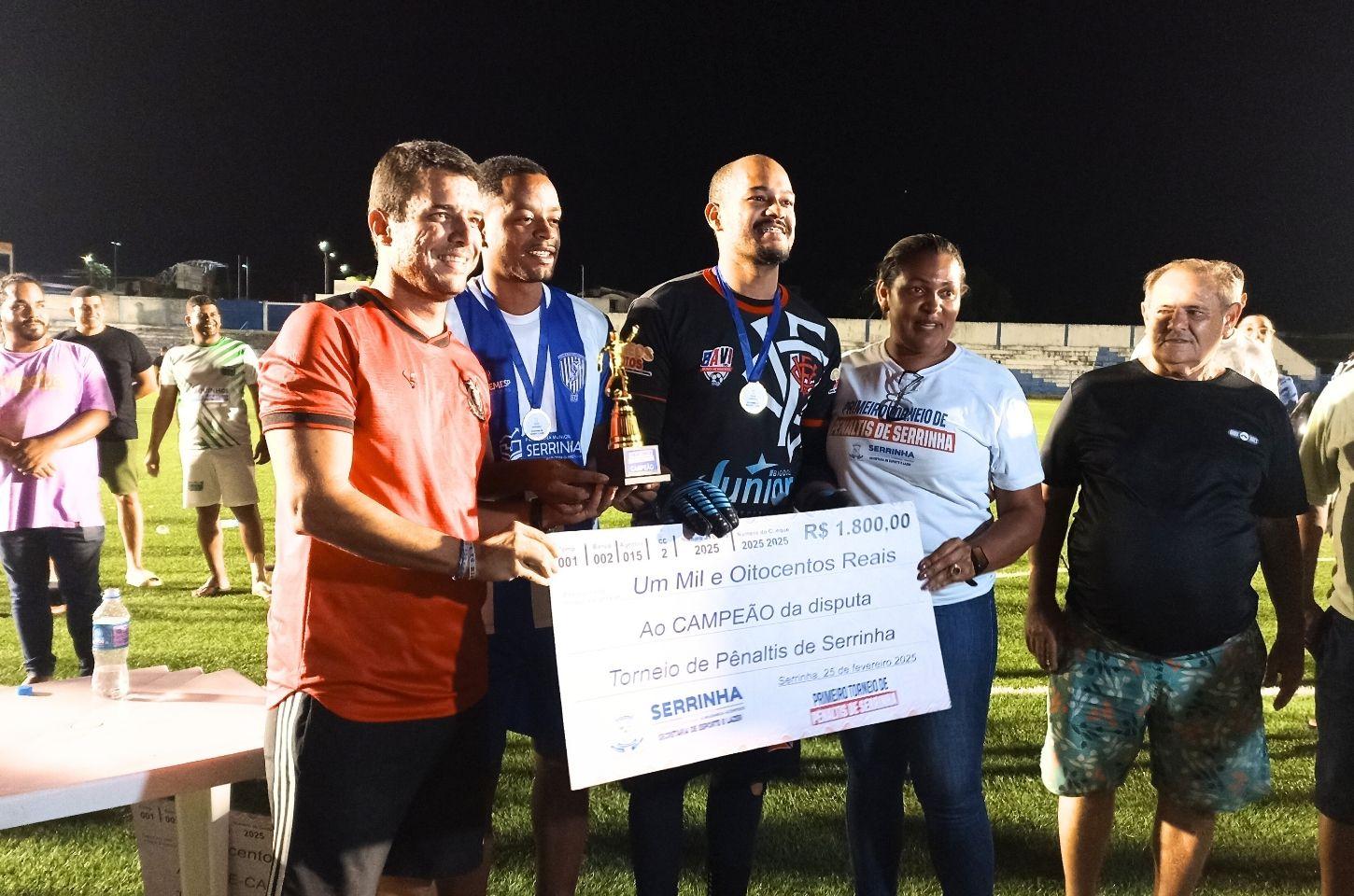 Primeiro Torneio de Pênaltis em Serrinha agita a Arena Marianão e premia campeões