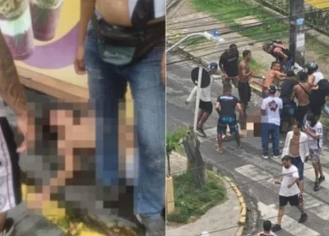 Torcedor é brutalmente agredido durante confronto entre torcidas organizadas no Recife