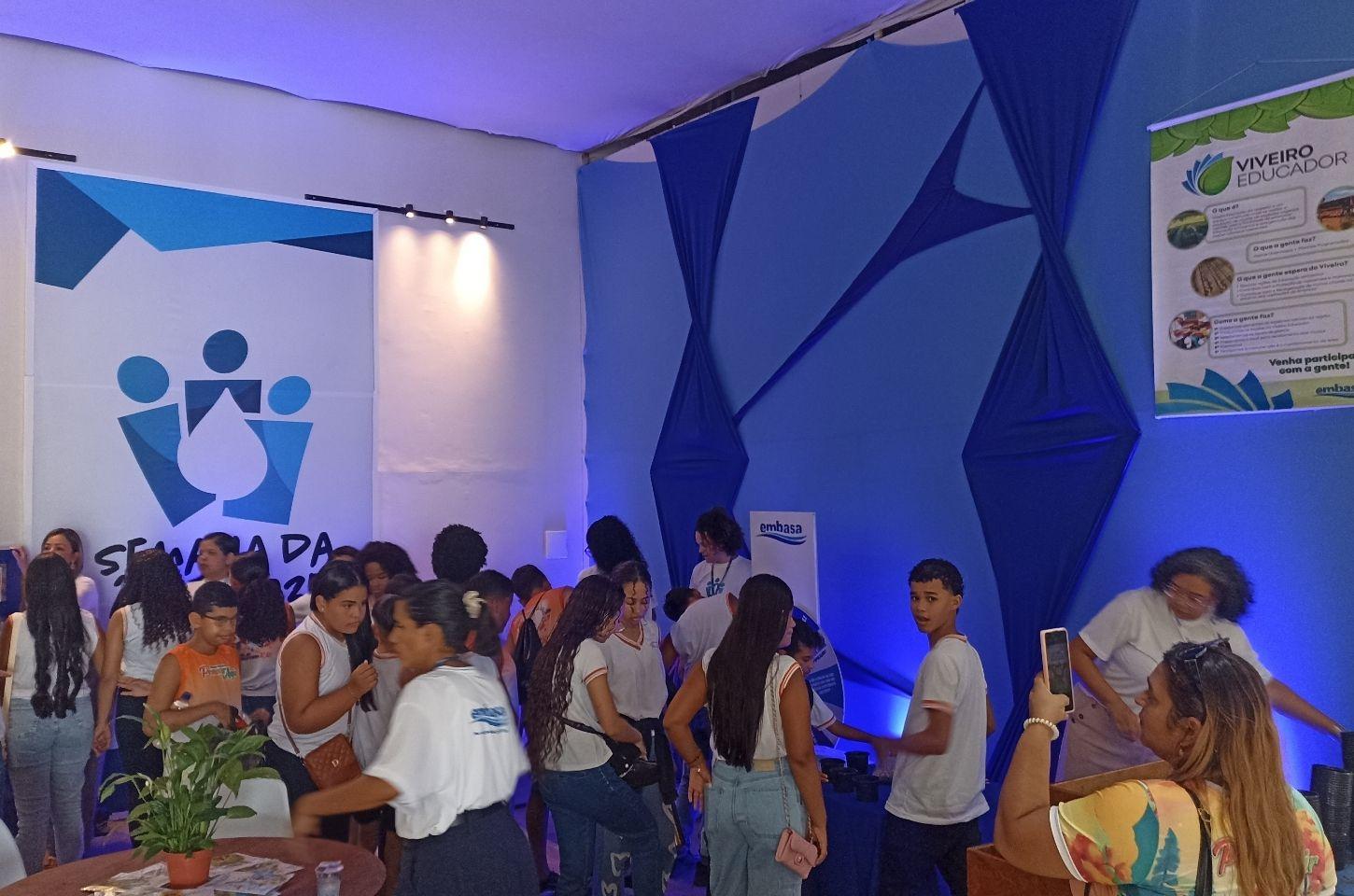Embasa promove atividades no Shopping Serrinha em homenagem ao Dia da Água