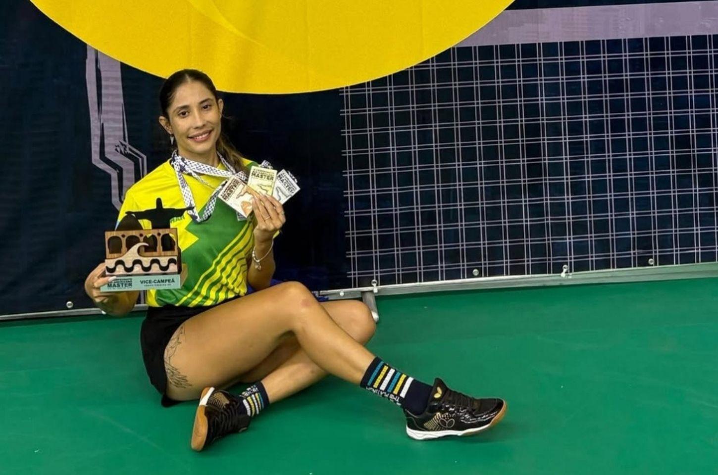 Atleta de Tênis de Mesa de Serrinha alcança feito inédito no Sul-Americano Master 
