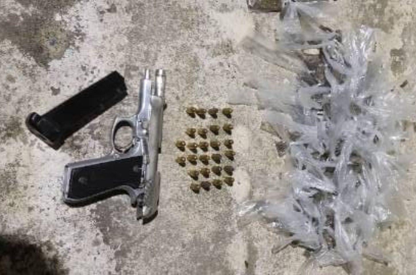 Homem é preso com arma e grande quantidade de drogas em Lamarão