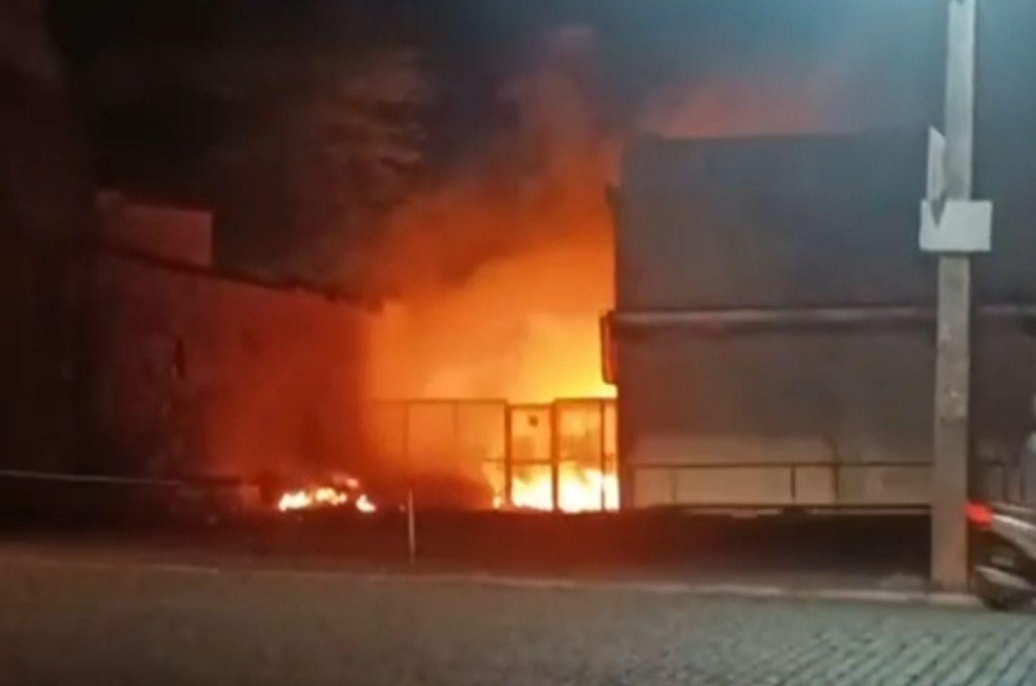 Incêndio atinge depósito de bebidas em Coité