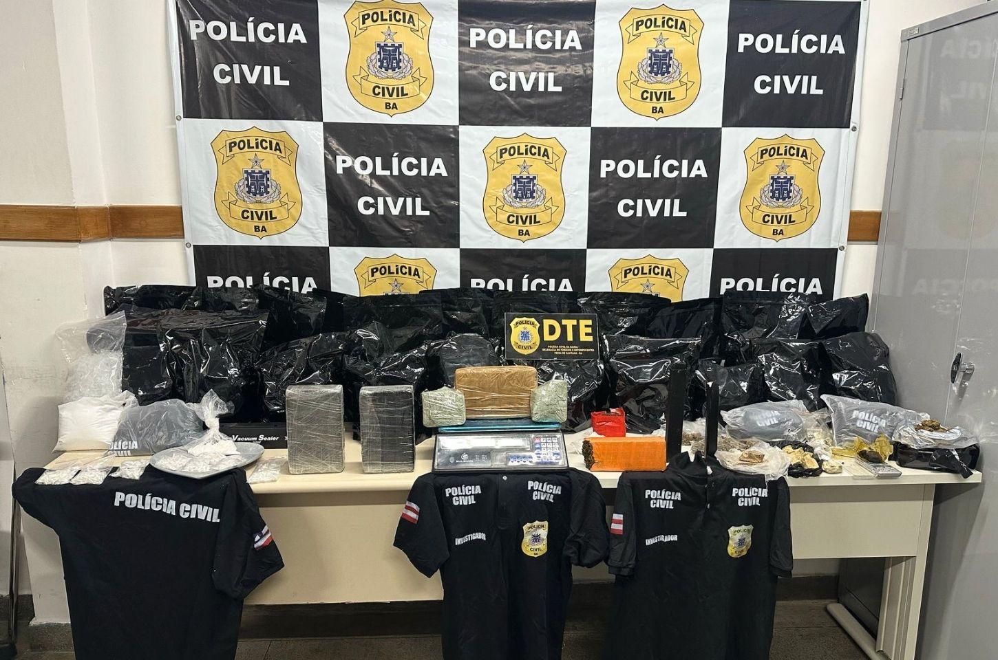 Trinta quilos de drogas são apreendidos em Feira de Santana