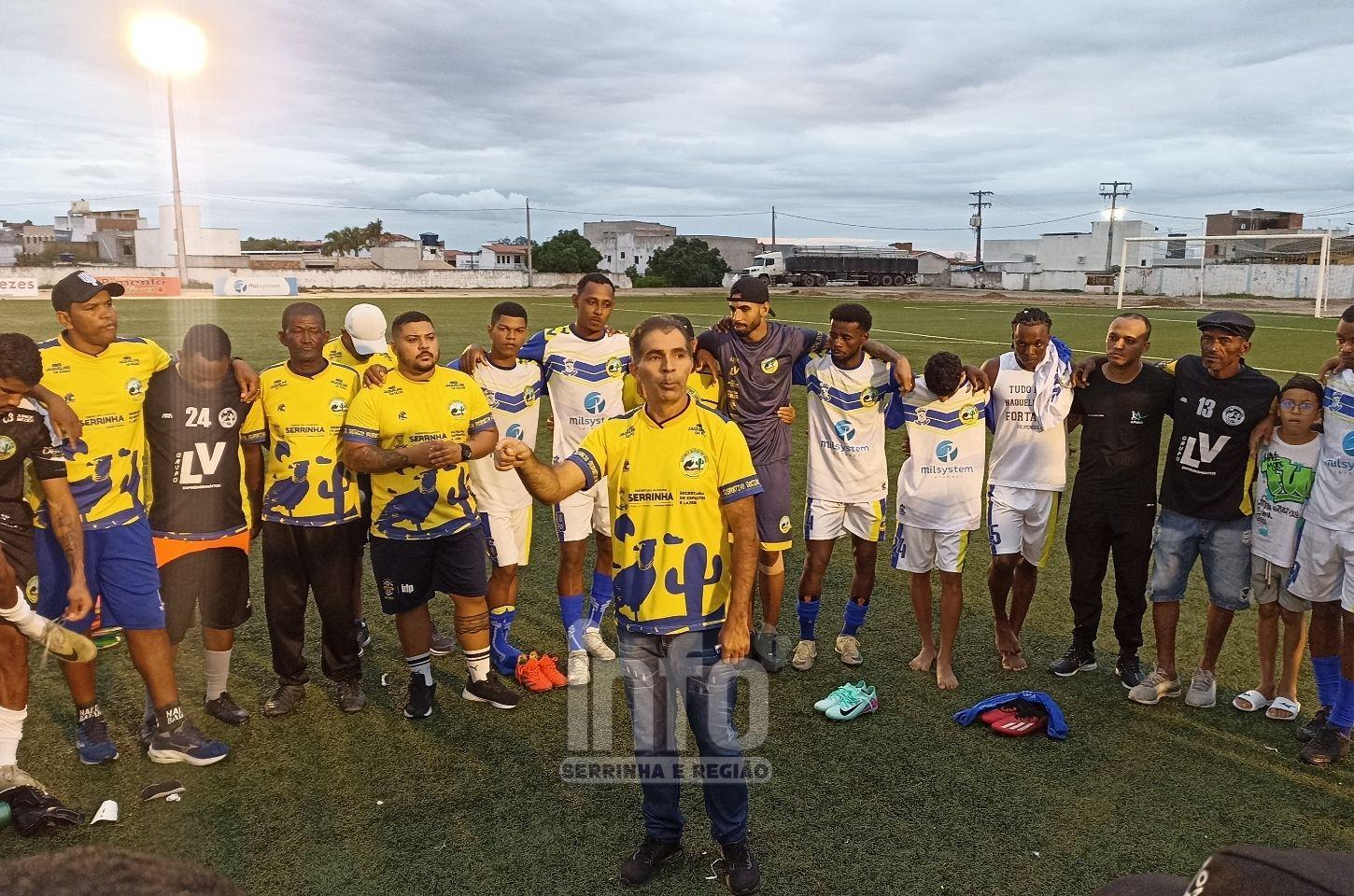 “Agora é virar a chave”: técnico do Sertanejo/Serrinha foca nas quartas de final após goleada