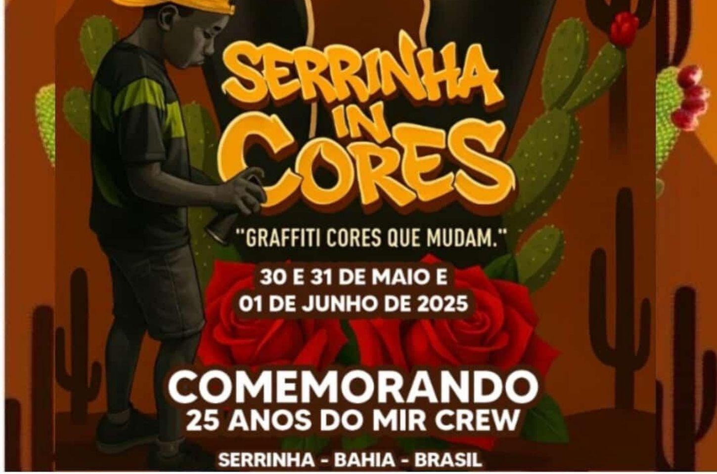 Arte urbana ganha espaço em Serrinha com Festival Internacional de Graffiti; Confira as datas
