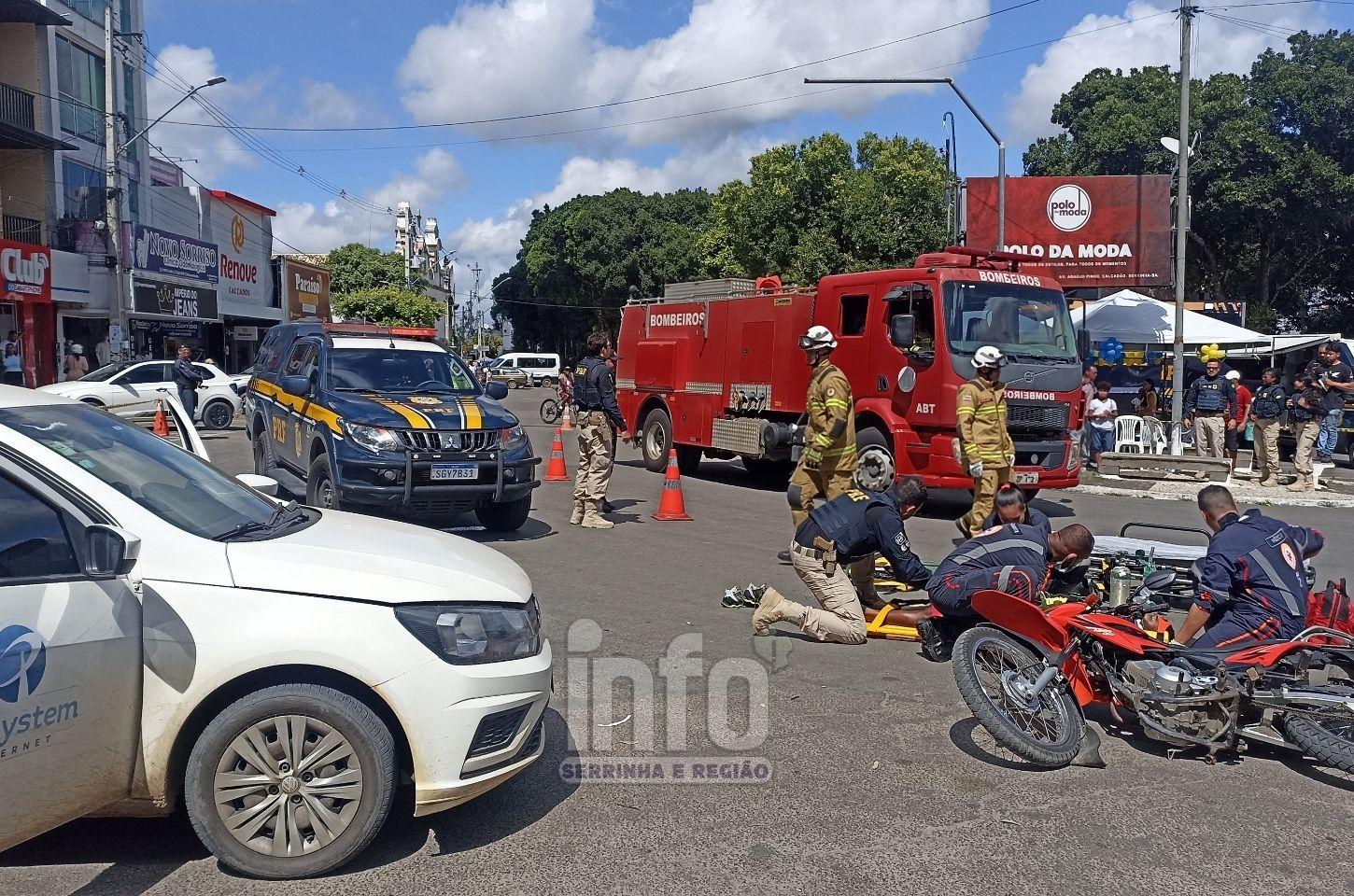 Simulado de acidente em Serrinha destaca cooperação entre profissionais de Saúde e Segurança