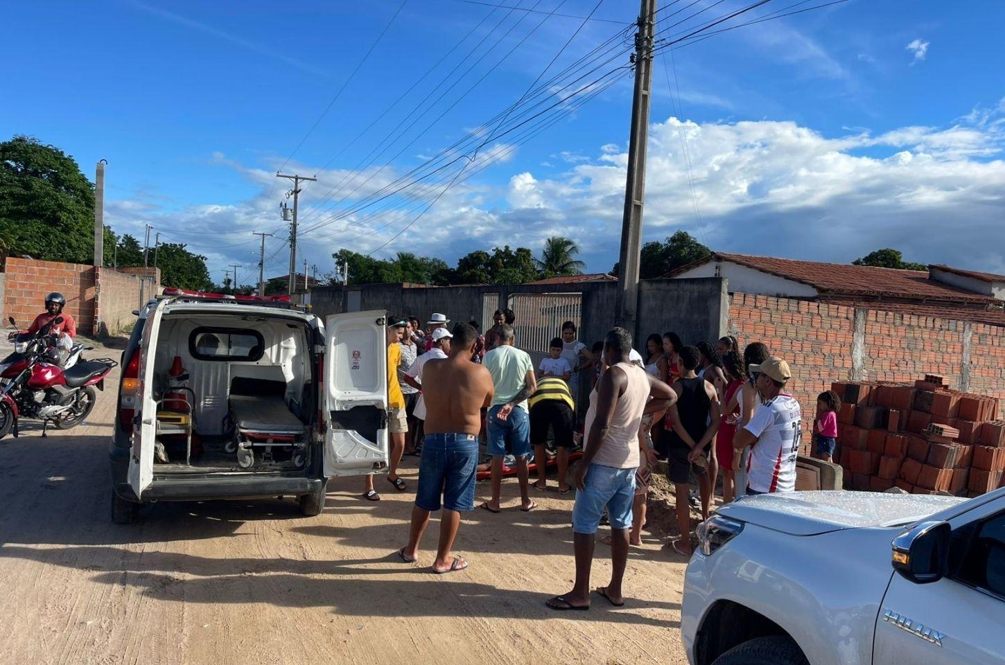 Adolescente fica ferido em acidente de moto na zona rural de Conceição do Coité