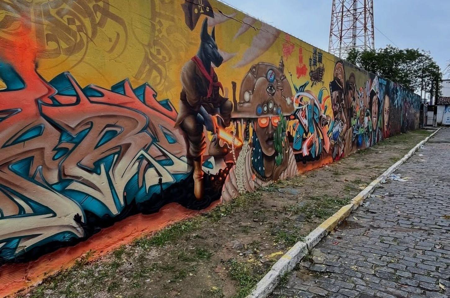 Após demolição de muro grafitado, Secretaria de Cultura de Serrinha emite nota e cobra diálogo