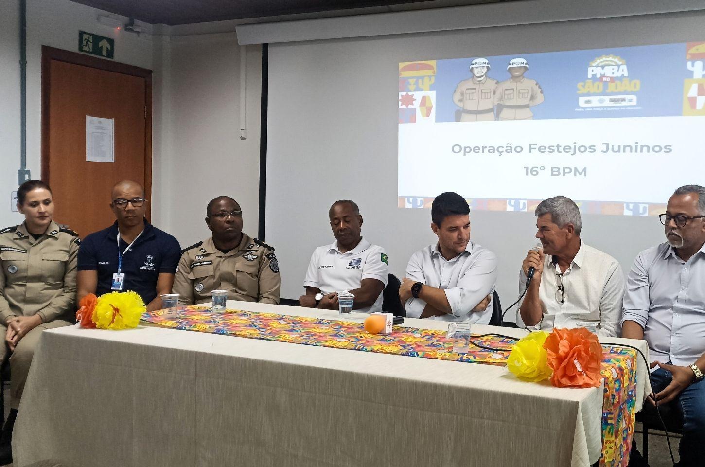 PM apresenta plano de segurança para o São João de Serrinha 2025