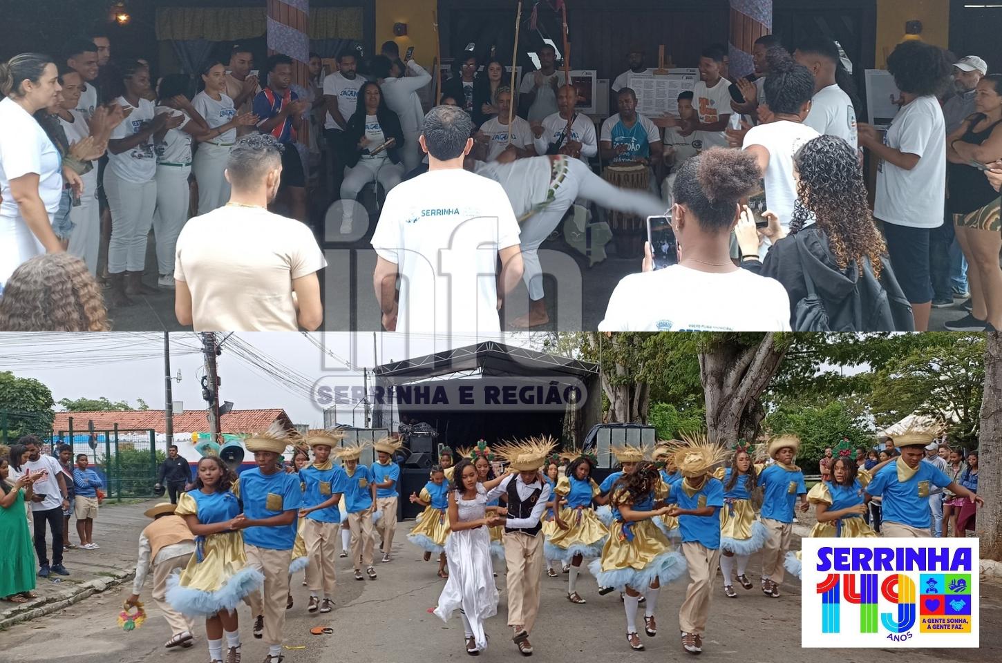 Serrinha celebra 149 anos com arte, tradição e cultura popular na Praça Morena Bela