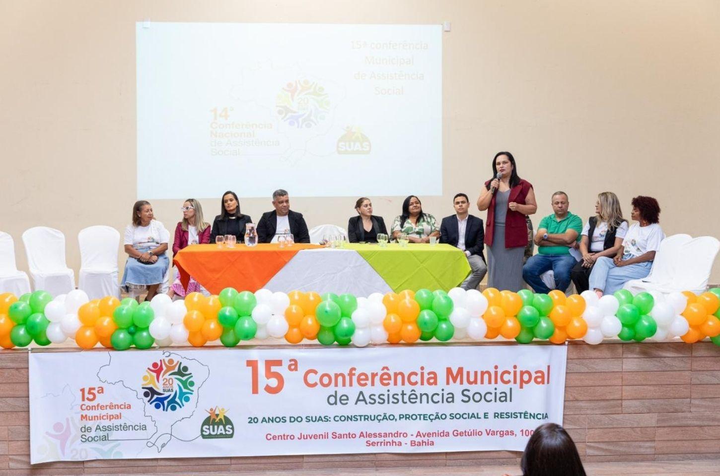 15ª Conferência Municipal de Assistência Social em Serrinha é aberta com palestra sobre desafios do SUAS