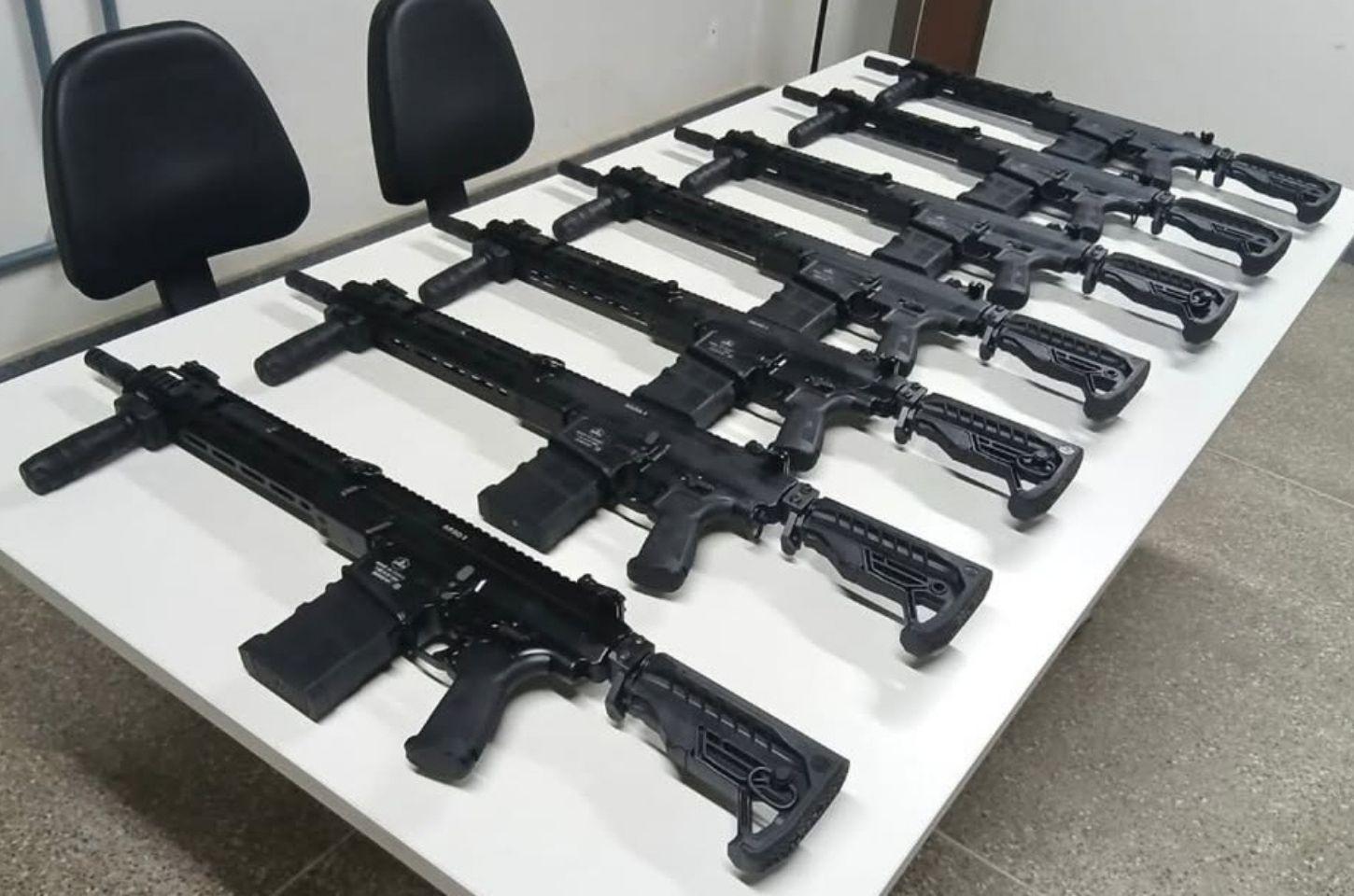 16º BPM de Serrinha recebe reforço no arsenal com novos fuzis de alto calibre