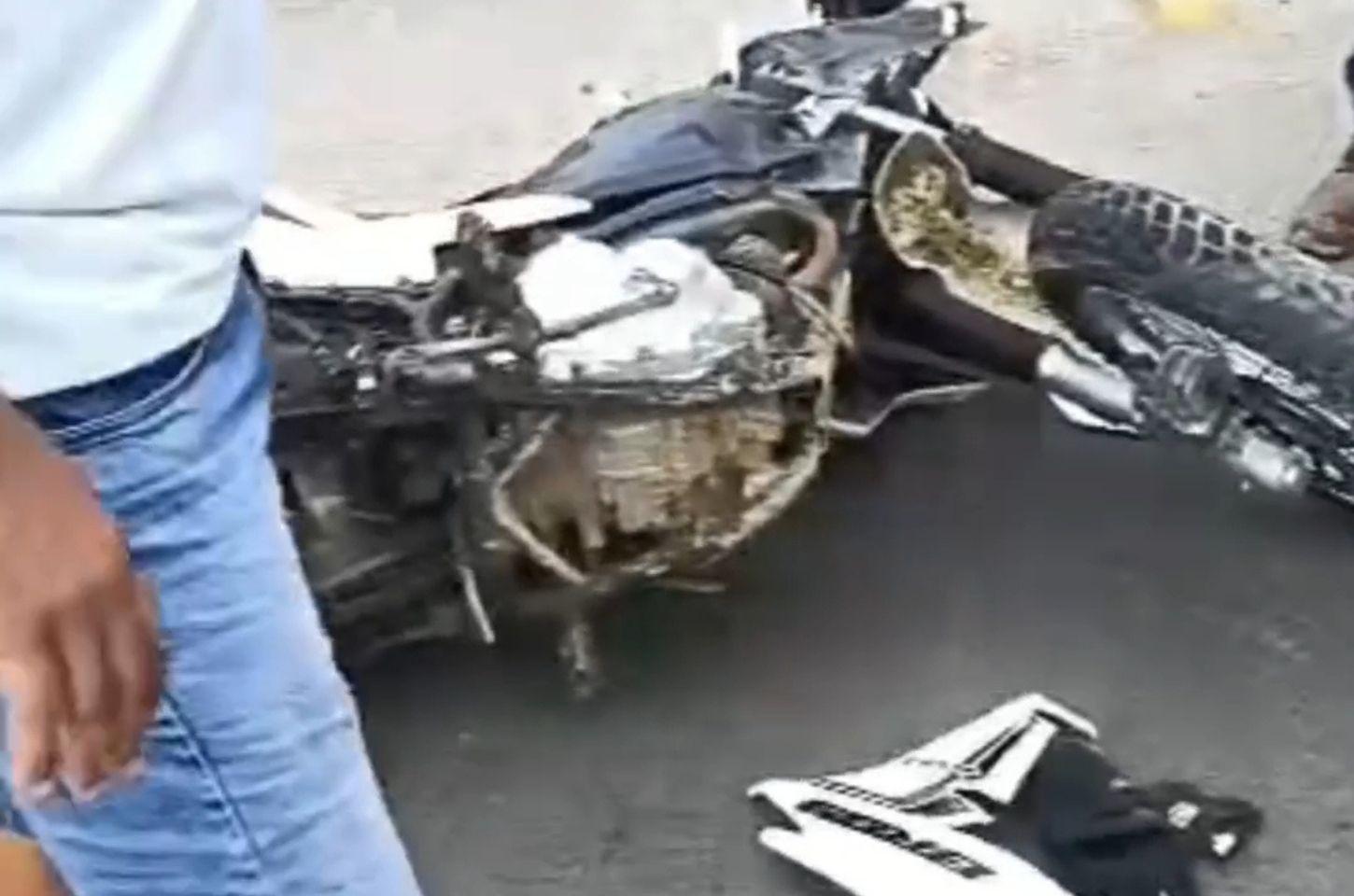 Motociclista fica ferido após ser atingido por veículo em Serrinha