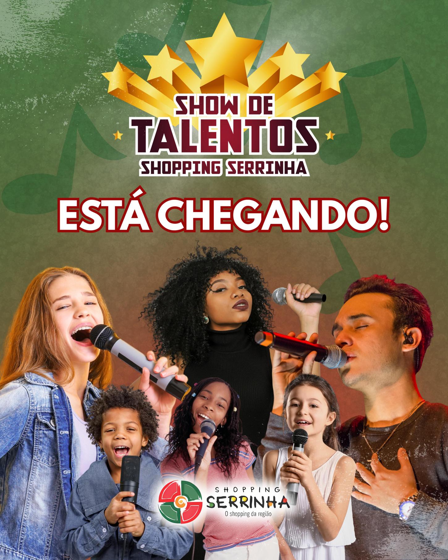 Show de Talentos será realizado pelo Shopping Serrinha