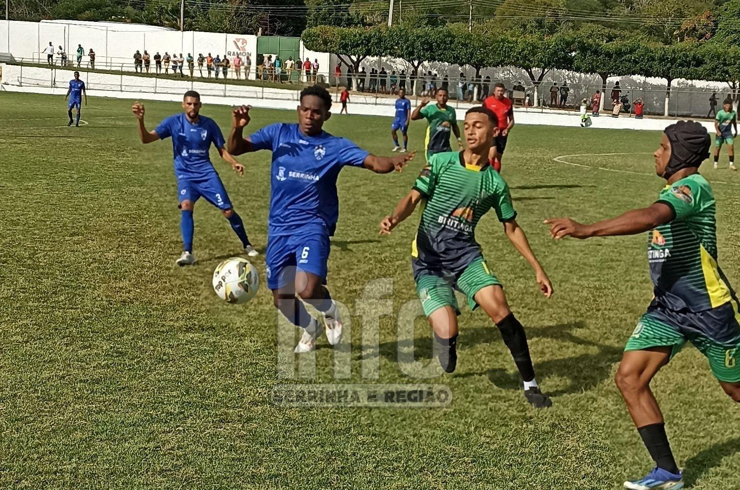 Serrinha vence Biritinga e se garante na 2ª fase do Intermunicipal