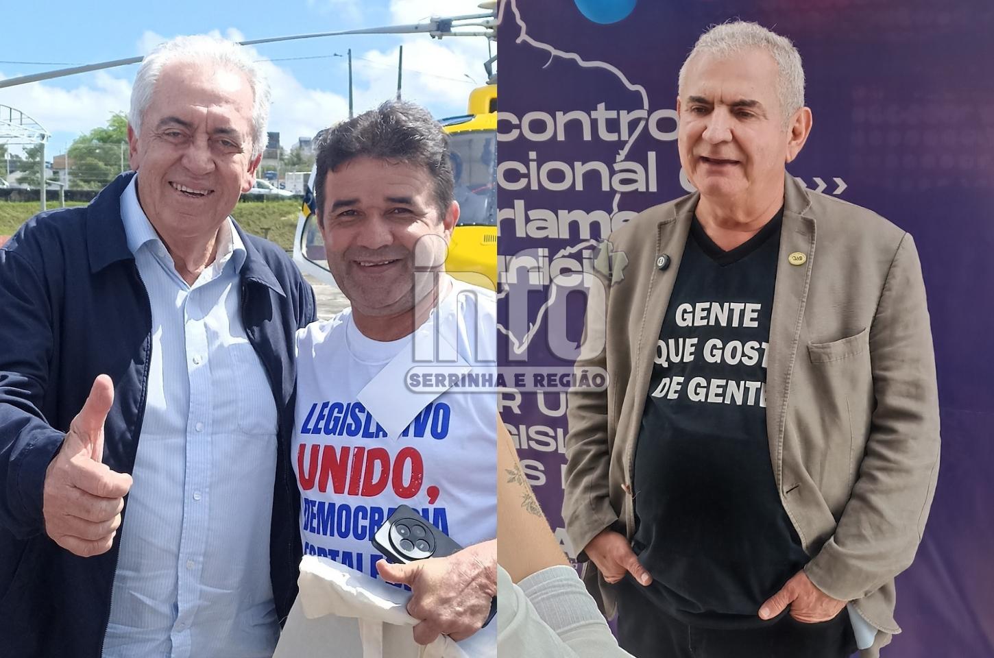 Senadores Otto Alencar e Angelo Coronel participam do encerramento do Encontro Nacional em Serrinha