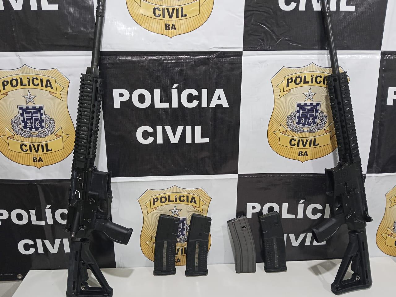 Ação conjunta entre PCBA e PRF apreende Dois fuzis M15 em Ribeira do Pombal