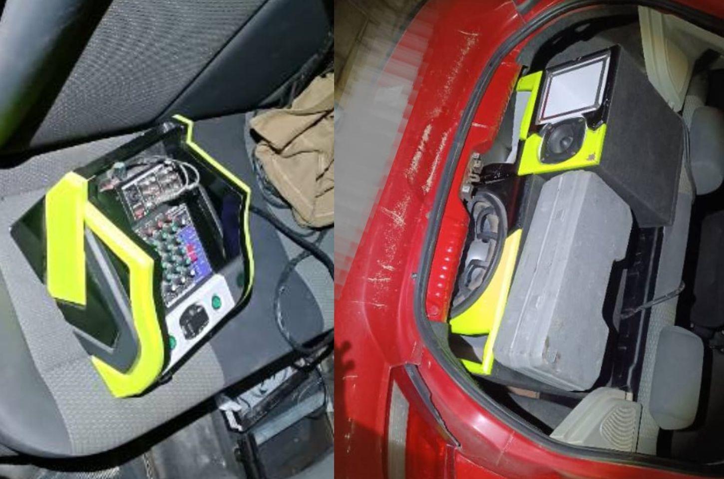 PM apreende veículo com som automotivo após denúncia de perturbação do sossego em Araci