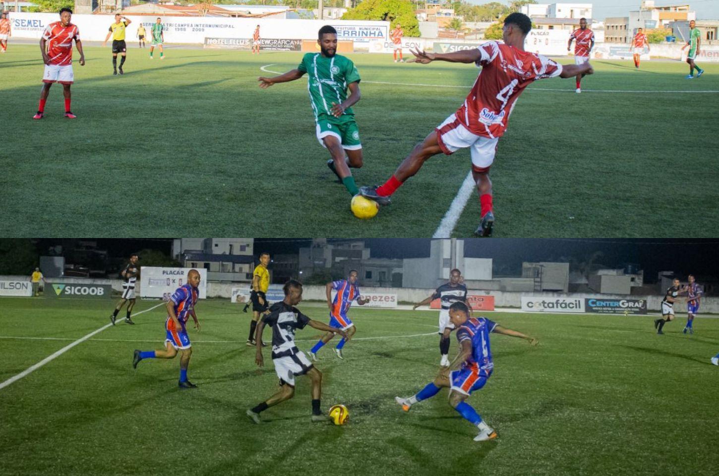 Serrinhense Série B tem início com goleada e confronto equilibrado na Arena Marianão