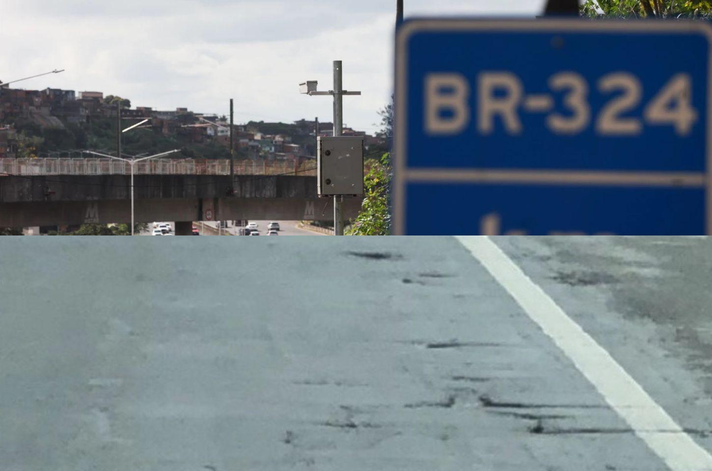 Mais de 20 radares serão reativados na BR-324; Enquanto isso os buracos continuam