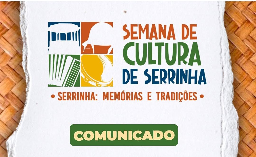 Semana de Cultura de Serrinha é adiada após fortes chuvas atingirem o município