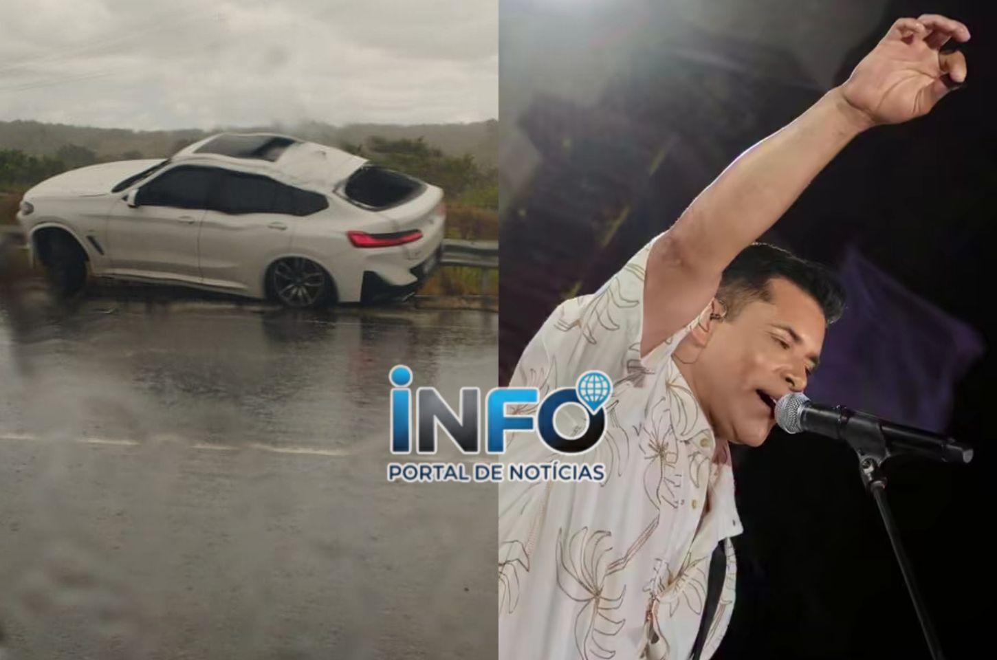 Cantor Kiko Chicabana sofre acidente de carro na BR-116; 
