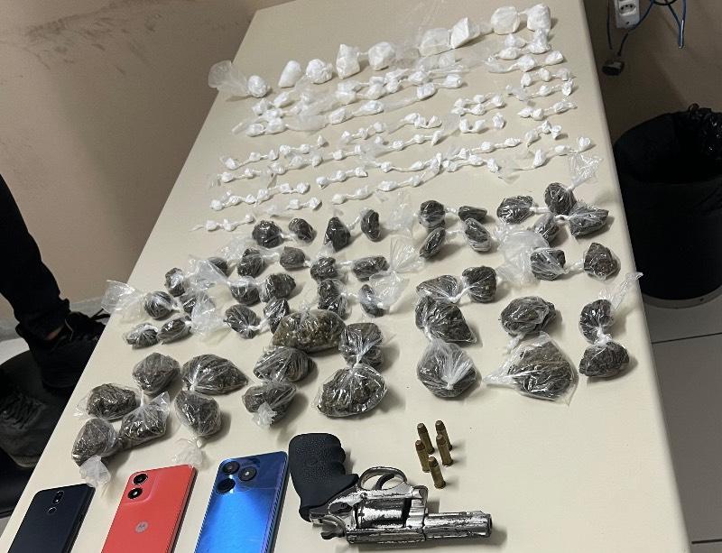 Homem é detido e grande quantidade de drogas apreendidas após ação em Lamarão