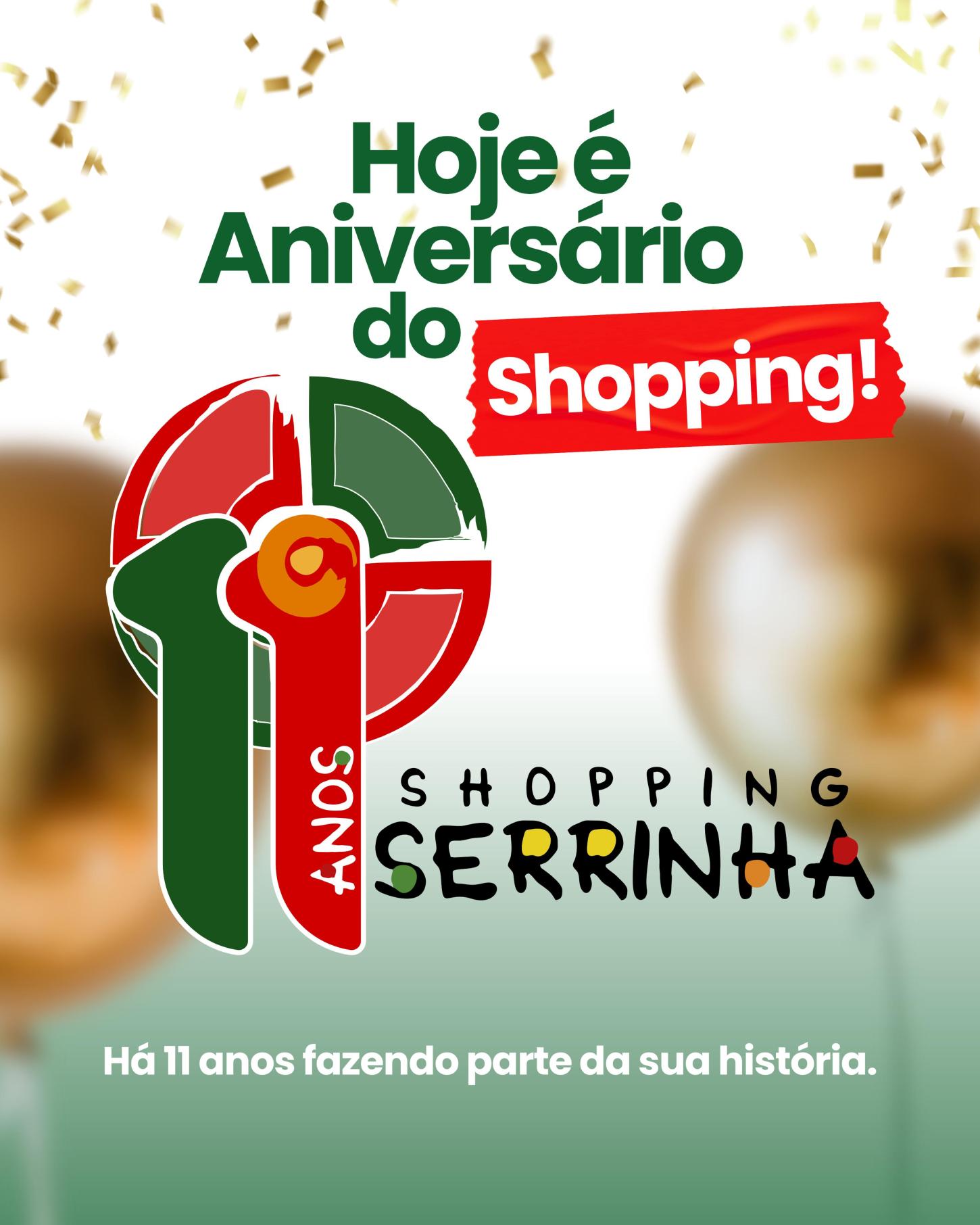 Maior centro de compras da região, Shopping Serrinha celebra 11 anos de história