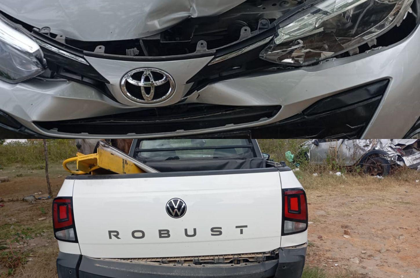 Motorista é conduzido à Delegacia após colisão e suspeita de embriaguez na BR-116 em Serrinha