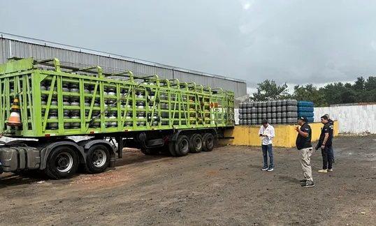 Operação de combate à venda ilegal de GLP apreende mais de mil botijões na Bahia