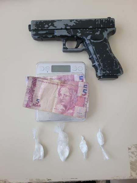 Ação policial resulta na apreensão de simulacro de arma de fogo em Conceição do Coité