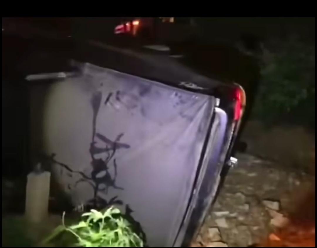 Capotamento deixa motorista ferido na BA-409 entre Coité e Serrinha