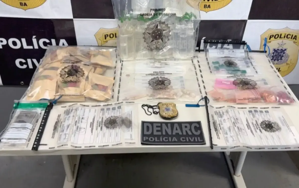 Drogas avaliadas em R$ 200 mil são apreendidas na Região Metropolitana de Salvador