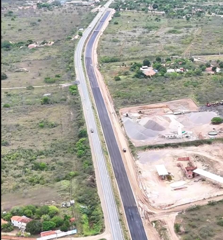 Ex-prefeito Adriano Lima destaca avanço das obras de duplicação da BR-116 Norte