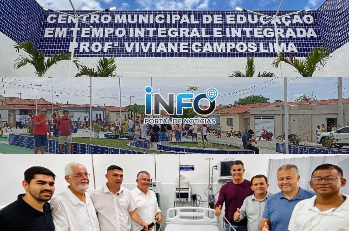 Nova Escola de Tempo Integral e Sala de Estabilização marcam domingo de entregas em Barrocas