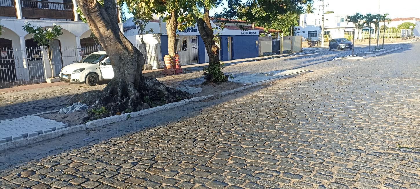 Avenida Joaquim Hortélio passa por requalificação e terá novo paisagismo